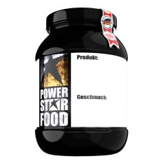 Leerdose für Protein Pulver - Beschriftbares Etikett - 4 L