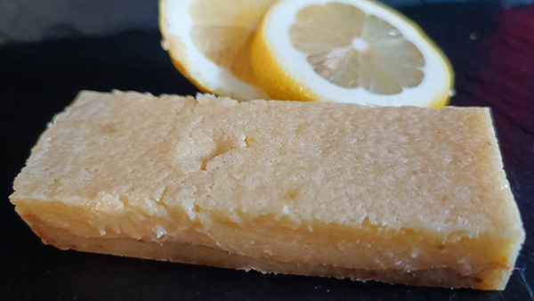 Rezept des Monats Lemon Riegel mit Proteinpudding