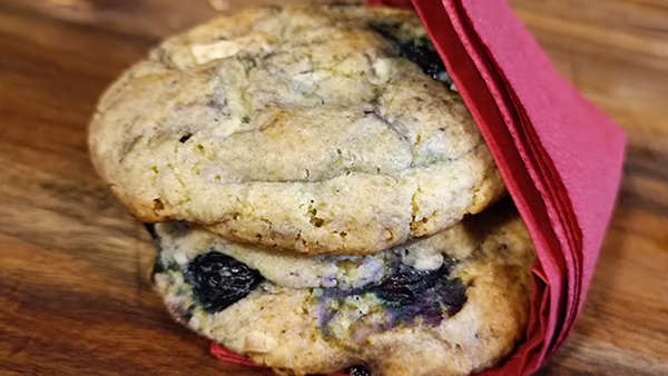 Powerstar Food Rezept des Monats Februar 2024 Blueberry Cookies