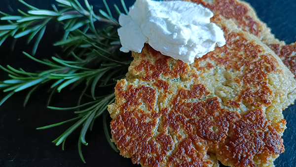 Rezept des Monats November 2025 Haferpuffer mit Sojaprotein