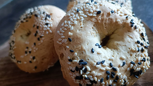 Recette du mois 02 2025 bagels proteines veganes Powerstar Food Soy90+