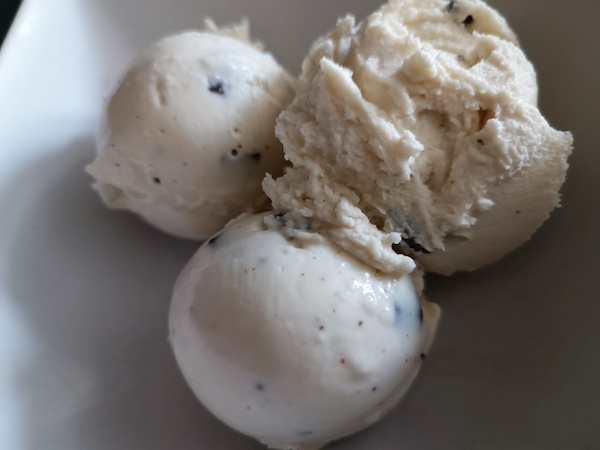 Vanille Eiscreme mit Whey Protein Powerstar Food