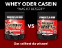 Unterschiede von Wheyprotein und Casein