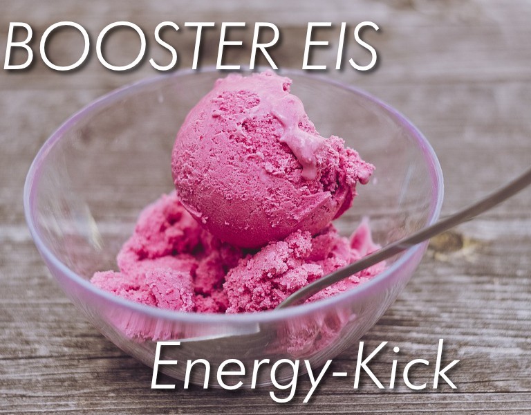 Rezept des Monats Juli 2024 - Booster Eiscreme